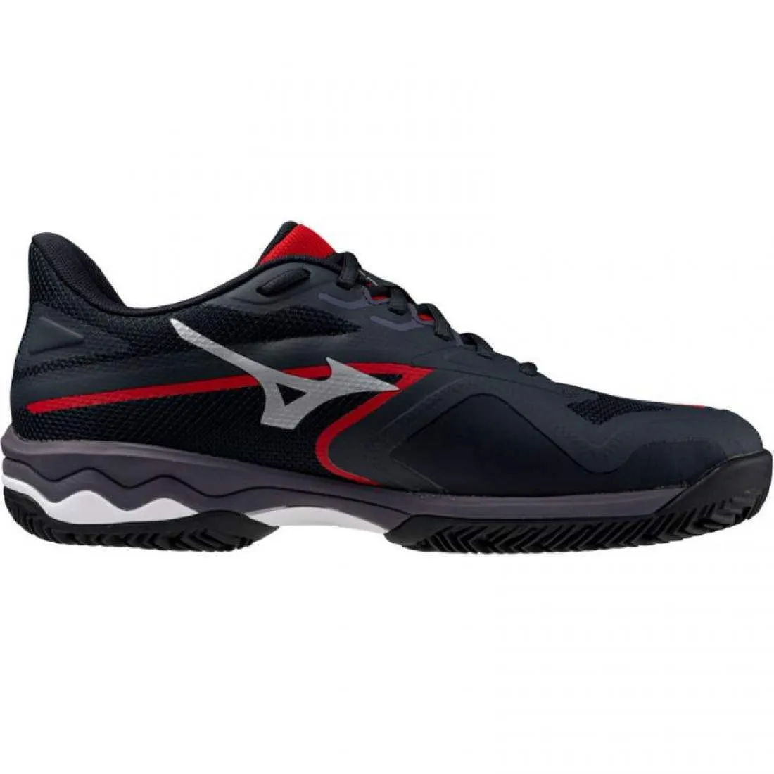 Zapatillas Mizuno Wave Exceed Light 2 Padel Negro Blanco Rojo | MIZUNO