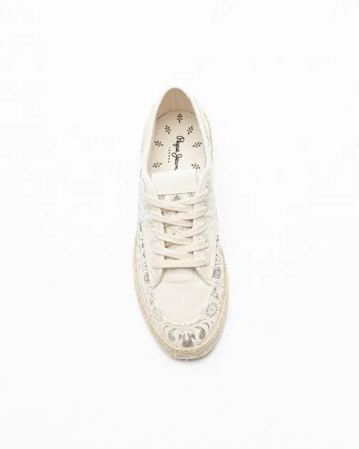 Zapatillas Pepe Jeans London Jade Print Beige