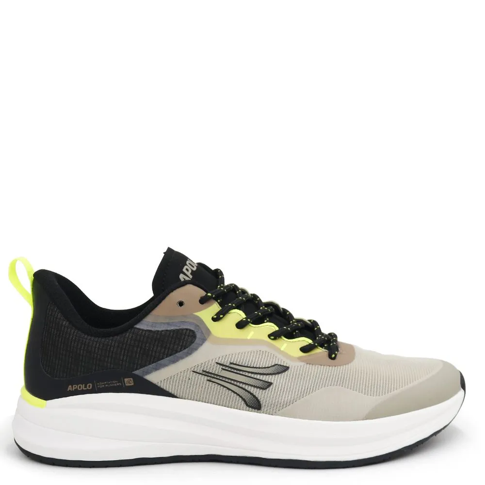 ZAPATILLAS RUNNING HOMBRE APOLO AH2291 BEIGE