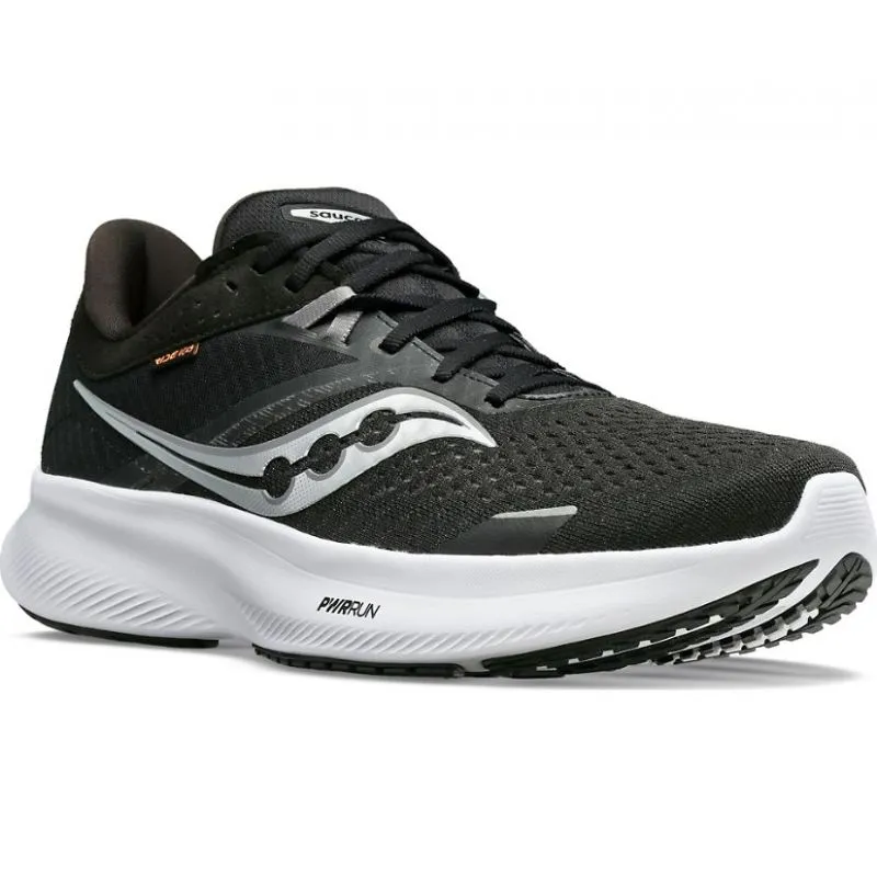 Zapatillas Saucony ride 16 (NEGRO/BLANCO) Mujer