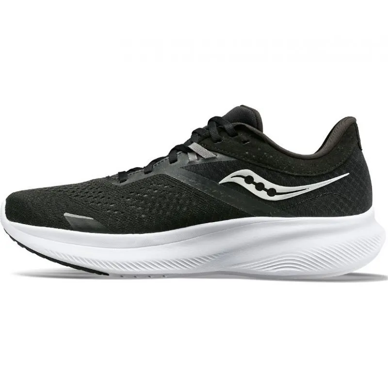 Zapatillas Saucony ride 16 (NEGRO/BLANCO) Mujer