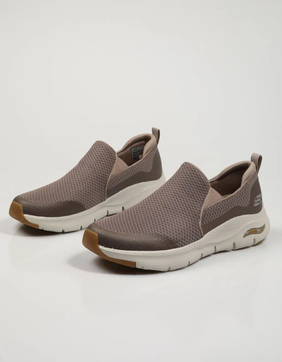  zapatillas SKECHERS Arch en Beige 76249