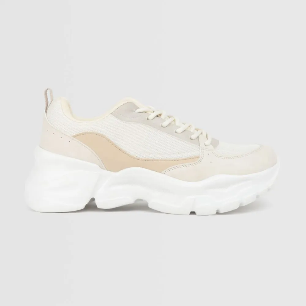 Zapatillas Urbanas Malabar Para Mujer Suechunk Beige