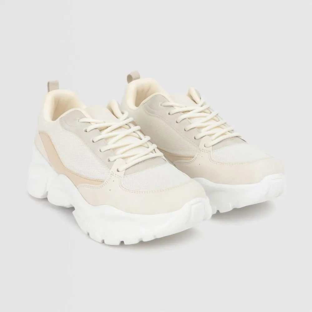 Zapatillas Urbanas Malabar Para Mujer Suechunk Beige