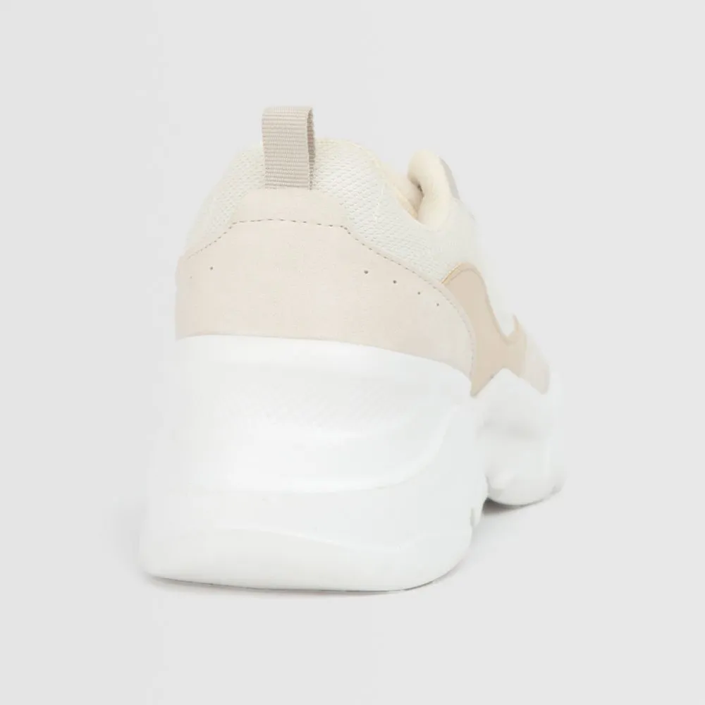 Zapatillas Urbanas Malabar Para Mujer Suechunk Beige