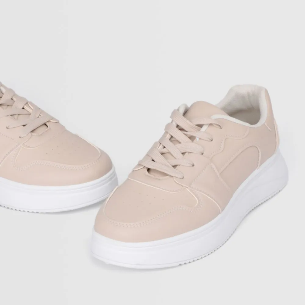 Zapatillas Urbanas Para Mujer Malabar Forz2 Beige