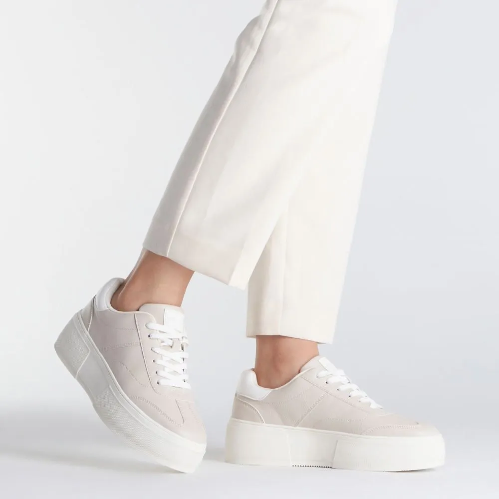 Zapatillas Urbanas Para Mujer Malabar Plattoe Beige