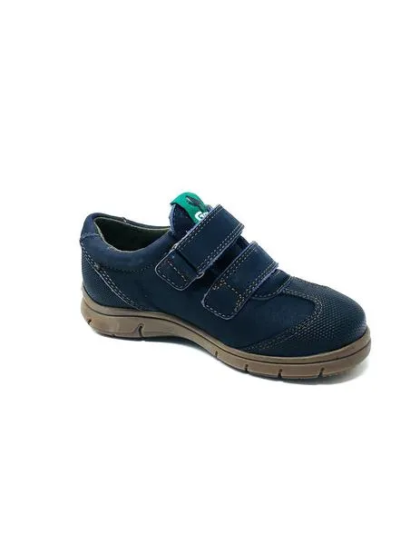 zapato hidrofugado azul 2 velcros