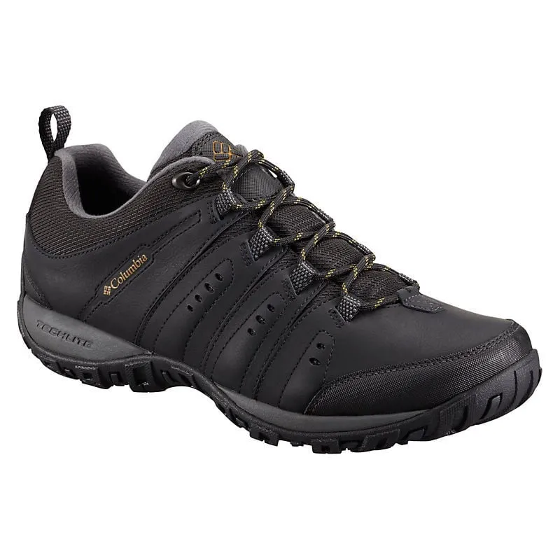 Zapato impermeable Columbia Woodburn II (negro/ Caramelo) Hombre