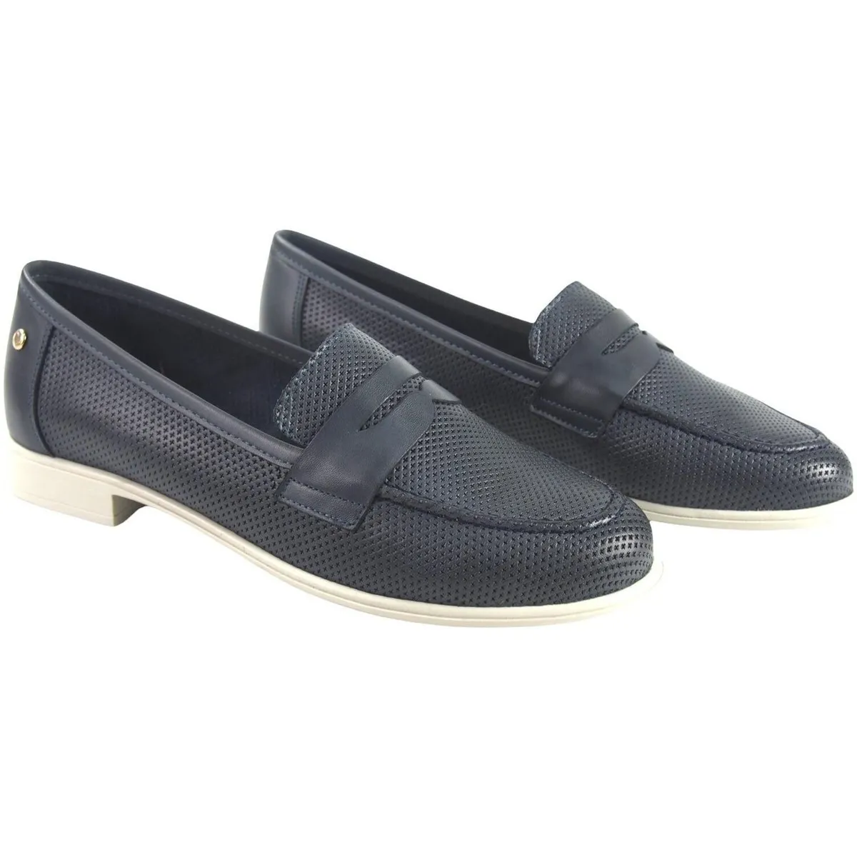 Zapato señora  moka 9 azul