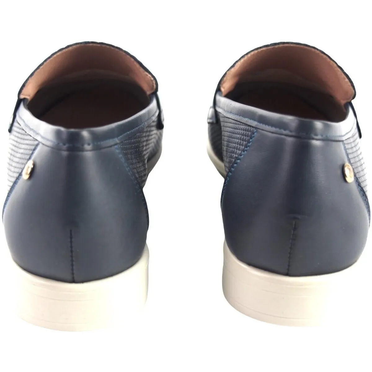 Zapato señora  moka 9 azul