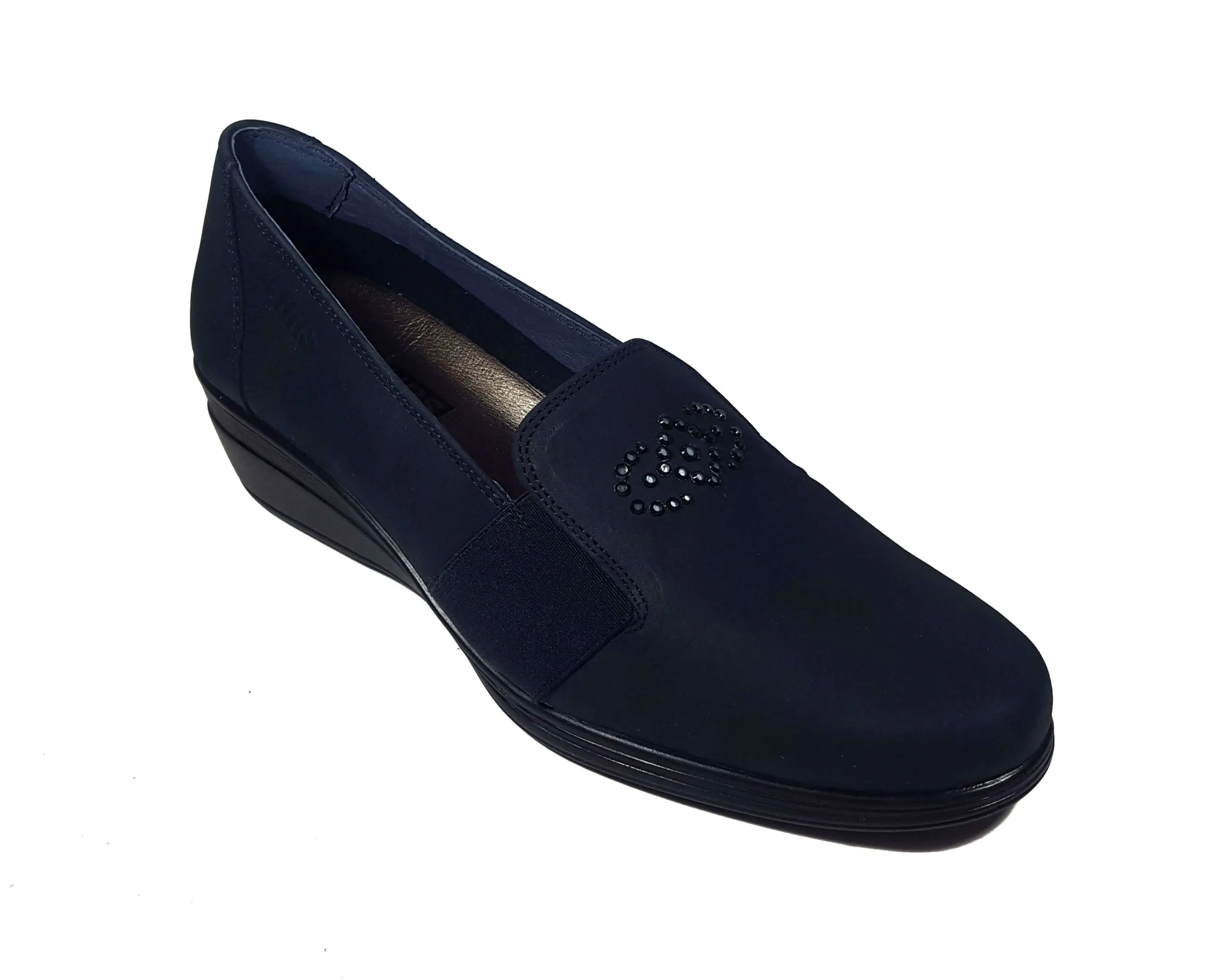 Zapato subido en azul (24Horas)