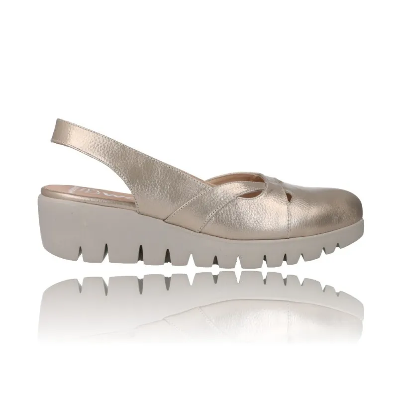 ZAPATOS BAILARINAS ASANDALIADAS PARA MUJER DE WONDERS C33290 SEVILLA