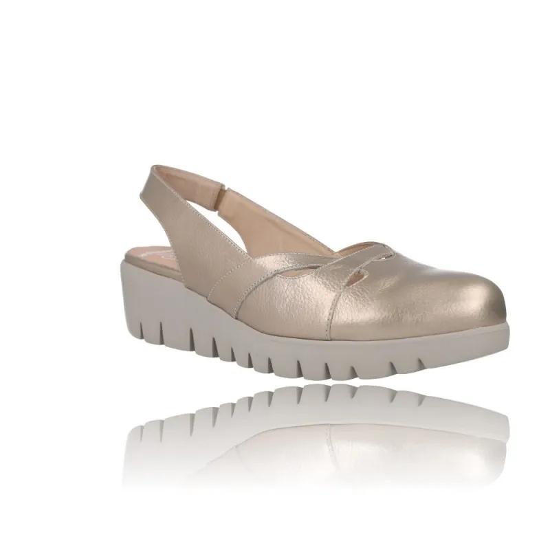 ZAPATOS BAILARINAS ASANDALIADAS PARA MUJER DE WONDERS C33290 SEVILLA