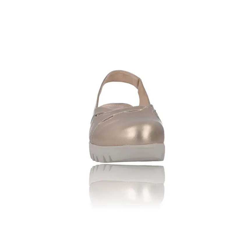 ZAPATOS BAILARINAS ASANDALIADAS PARA MUJER DE WONDERS C33290 SEVILLA