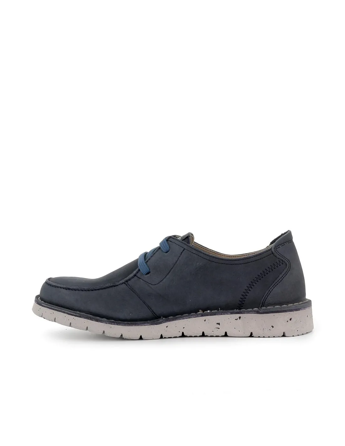 Zapatos cordones diario piel suela comoda hombre azul Callaghan