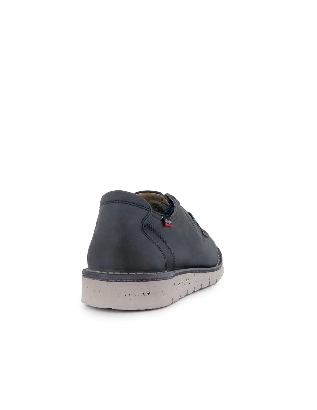 Zapatos cordones diario piel suela comoda hombre azul Callaghan
