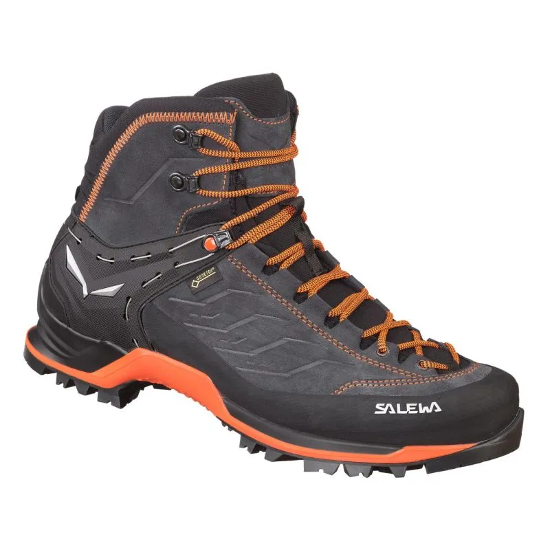 ZAPATOS DE MONTAñA SALEWA MTN TRAINER MID GORETEX (ASPHALT/FLUO ORANGE) HOMBRE