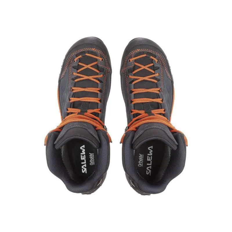 ZAPATOS DE MONTAñA SALEWA MTN TRAINER MID GORETEX (ASPHALT/FLUO ORANGE) HOMBRE