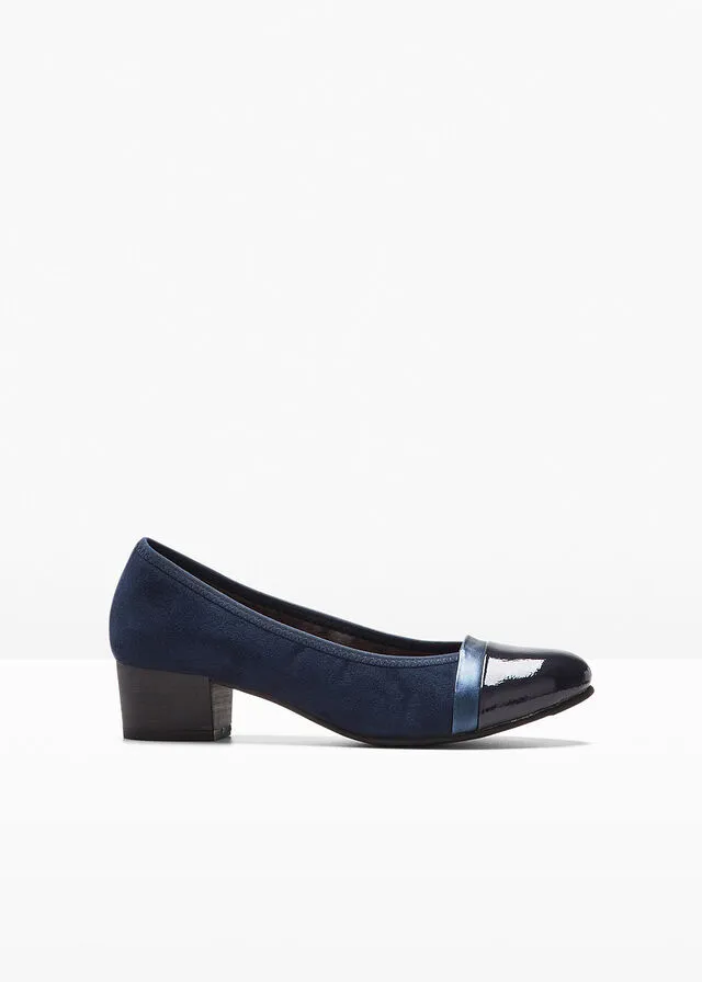 Zapatos de tacón Jana en ancho cómodo Azul marino