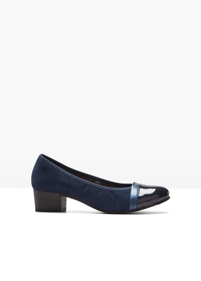 Zapatos de tacón Jana en ancho cómodo Azul marino