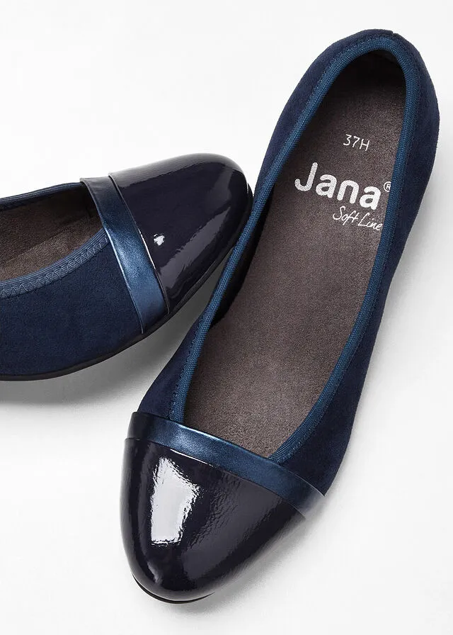 Zapatos de tacón Jana en ancho cómodo Azul marino