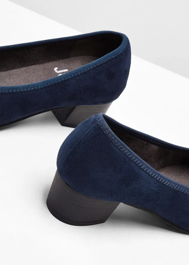 Zapatos de tacón Jana en ancho cómodo Azul marino