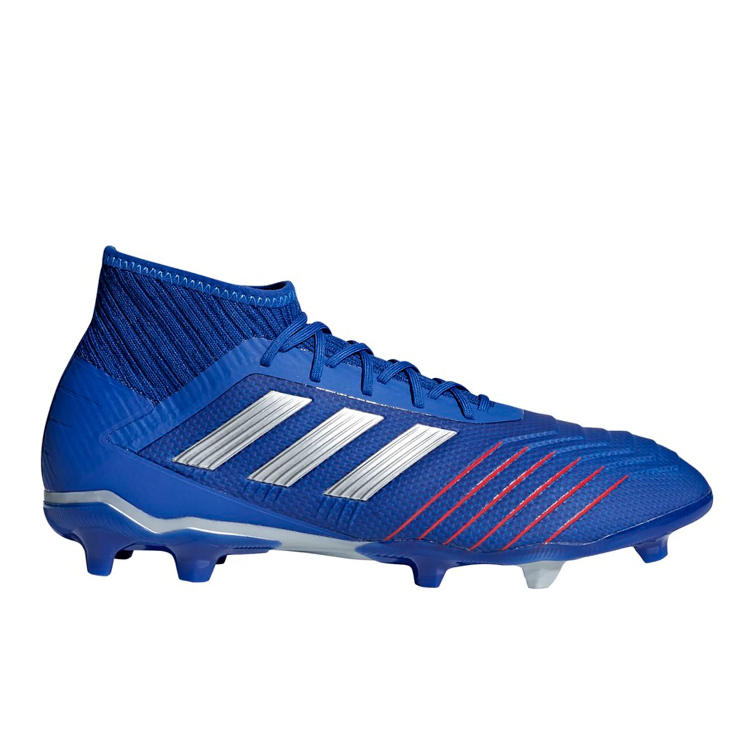 Zapatos Fútbol Hombre Adidas Predator 19.2 FG Azul/Blanco