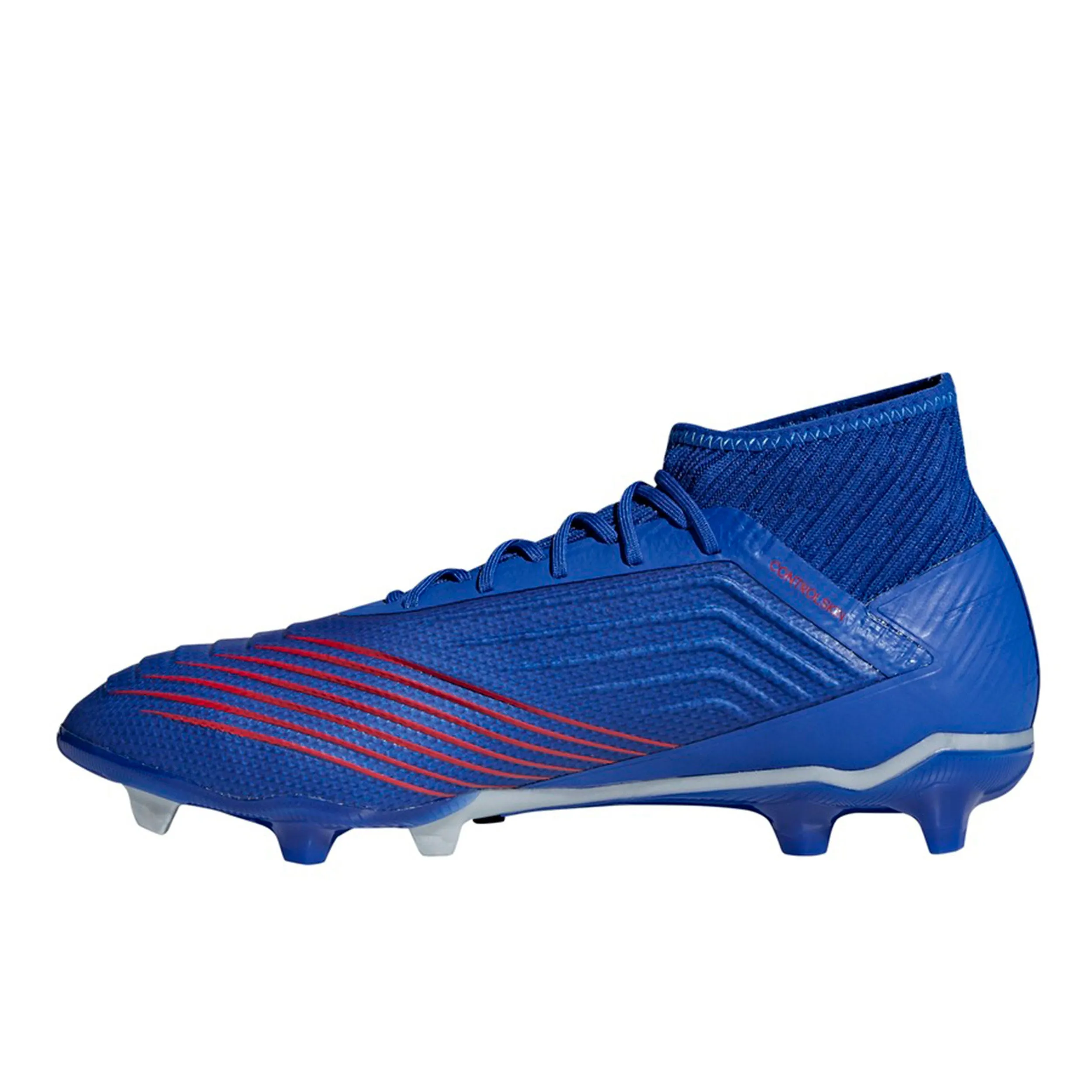 Zapatos Fútbol Hombre Adidas Predator 19.2 FG Azul/Blanco