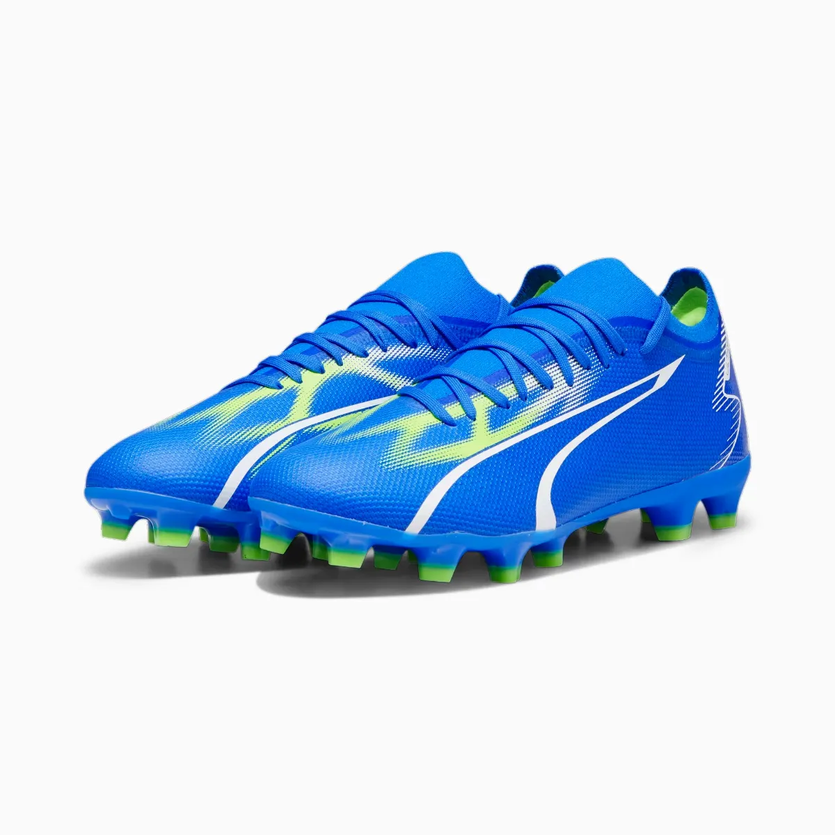 Zapatos Fútbol Hombre Puma Ultra Match FG/AG Azul