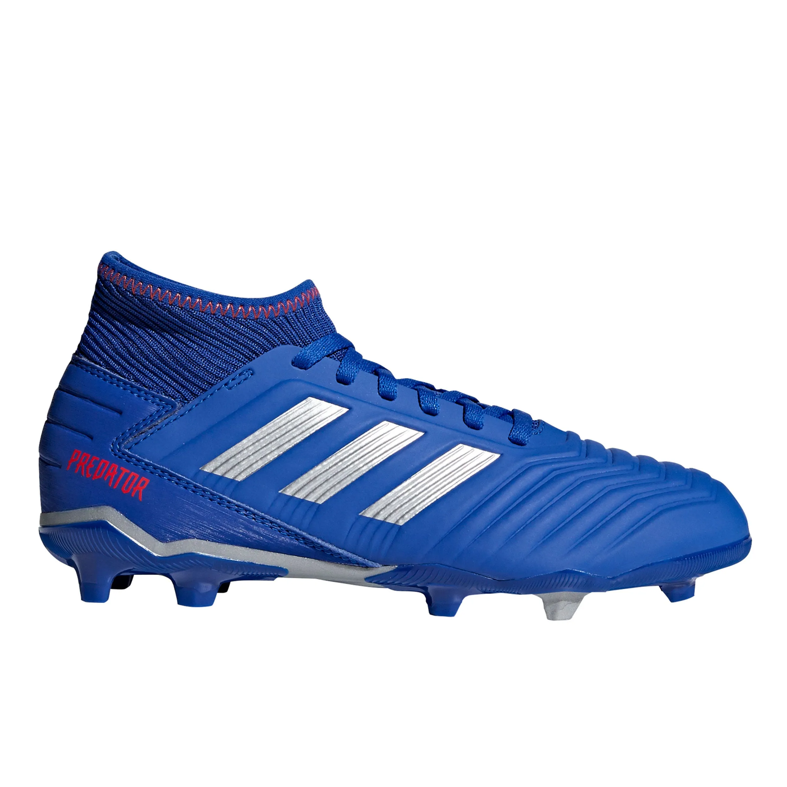 Zapatos Fútbol Niño Adidas Predator 19.3 FG Azul/Plata