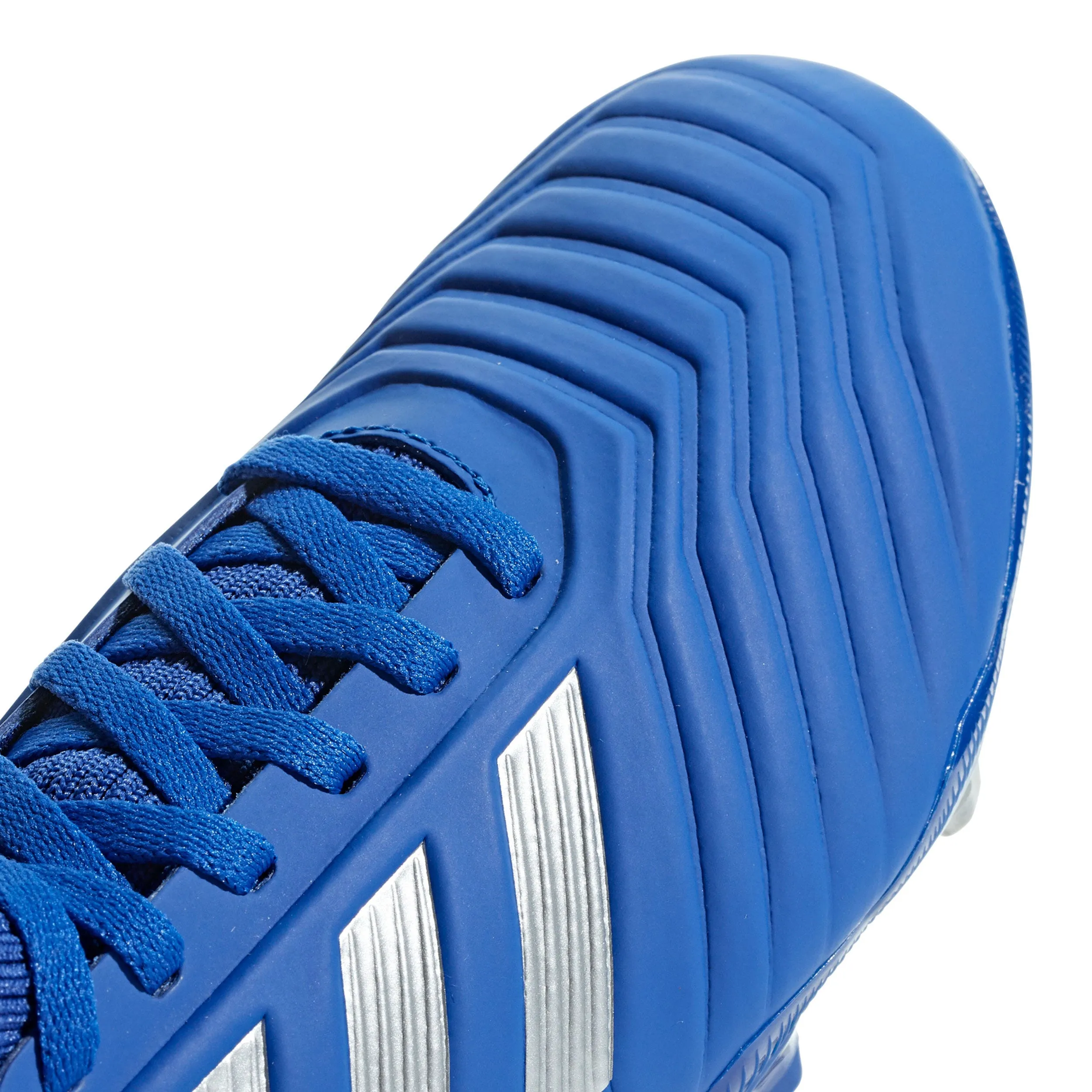 Zapatos Fútbol Niño Adidas Predator 19.3 FG Azul/Plata