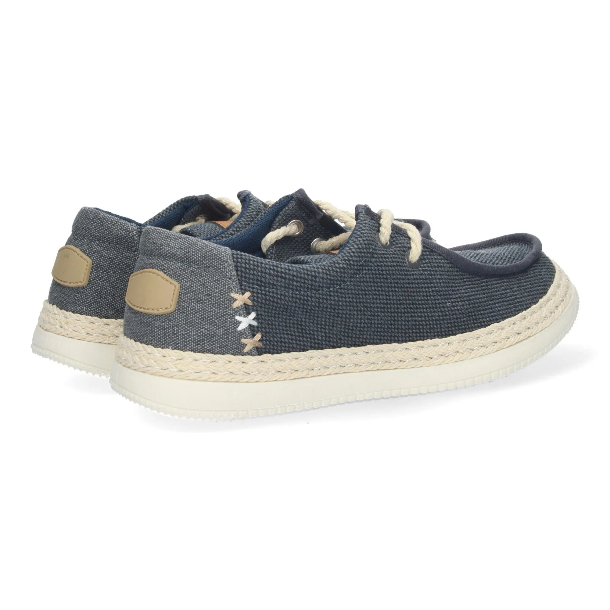 ZAPATOS MOCASINES PLANOS PARA HOMBRE COLOR AZUL FC45