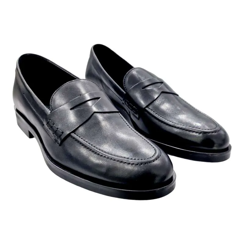 ZAPATOS MOCASÍN HOMBRE CLÁSICOS PIEL NEGRO