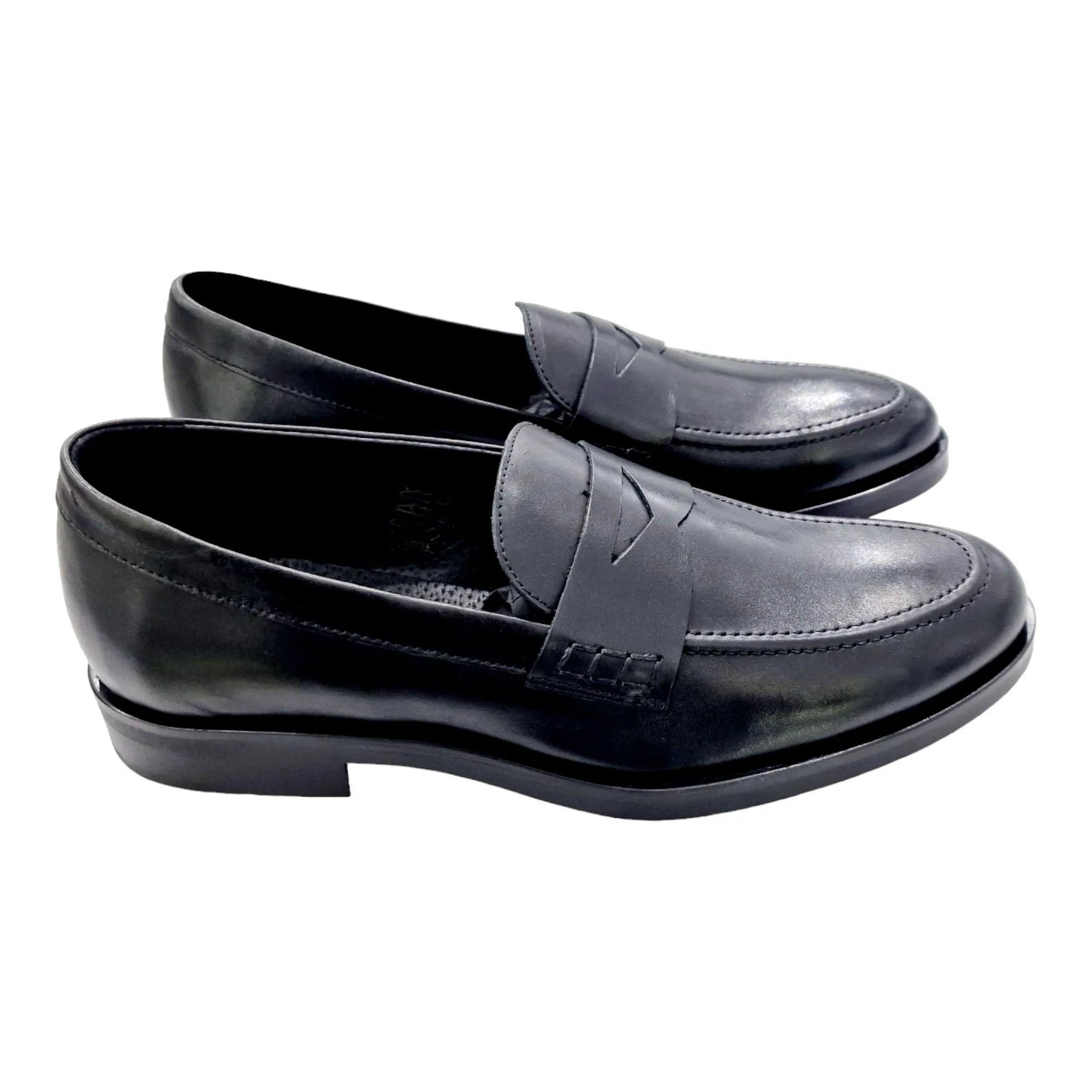 ZAPATOS MOCASÍN HOMBRE CLÁSICOS PIEL NEGRO