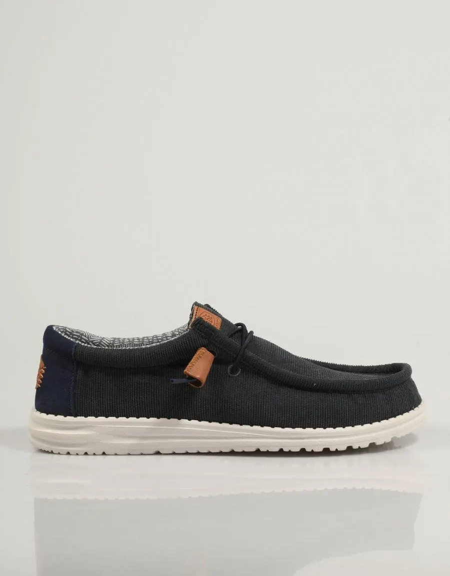  zapatos sport DUDE Wally Corduroy en Azul marino 83836