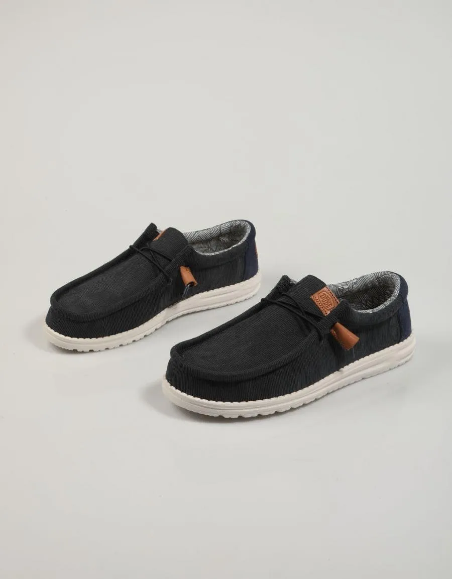  zapatos sport DUDE Wally Corduroy en Azul marino 83836