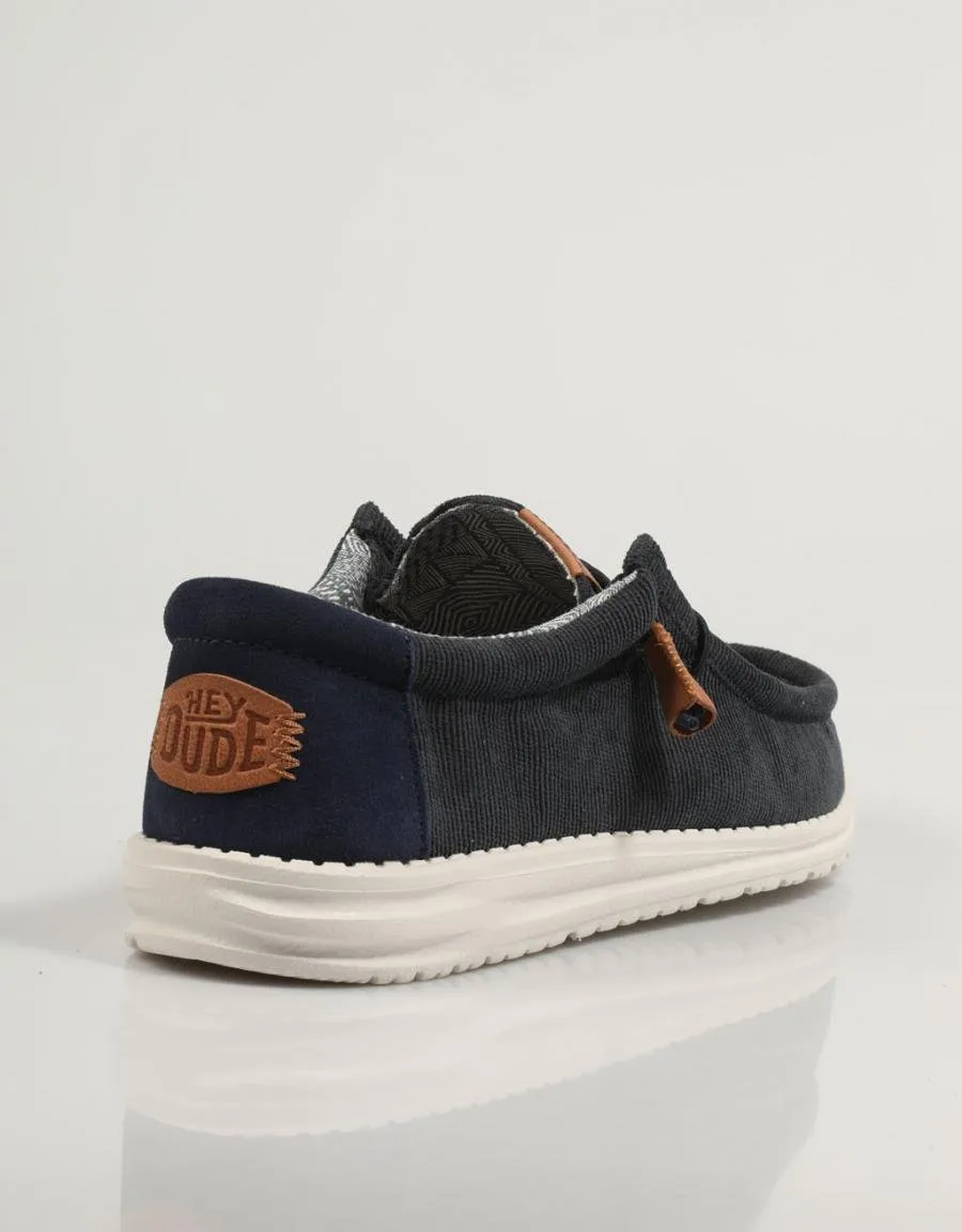  zapatos sport DUDE Wally Corduroy en Azul marino 83836