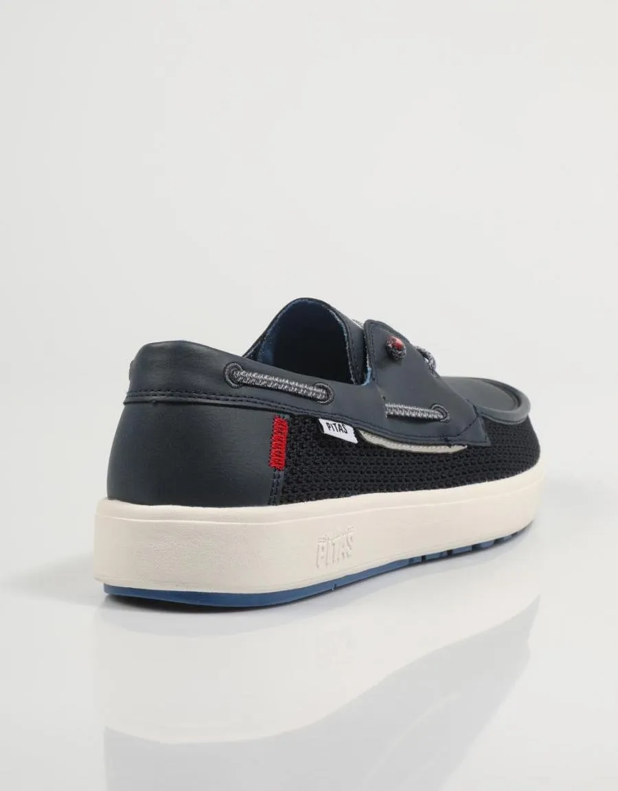  zapatos sport WALKIN PITAS Capri en Azul marino 82742