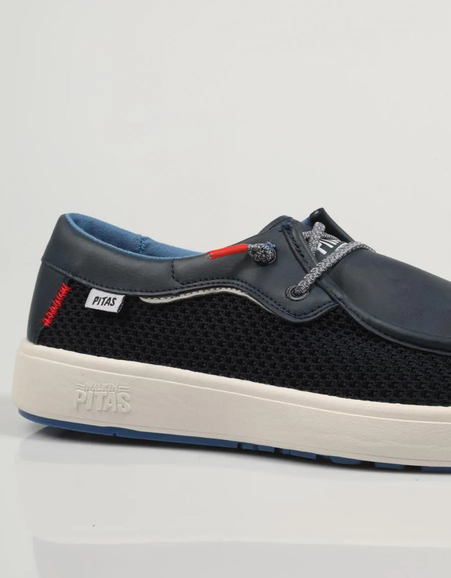  zapatos sport WALKIN PITAS Lipari en Azul marino 82744